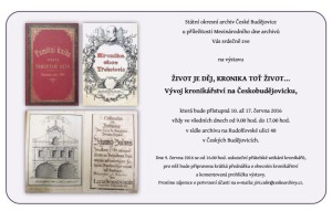 Výstava ve Státním okresním archivu v Třeboni